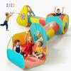 5Pcs Kids Play Tent and Play Tunnel,Ball Pit for Toddler Baby,Foldable Pop Up Tents with Carry Bag,Indoor Outdoor Playhouse with Crawling Toys,Boys and Girls Best Birthday Gifts view 1