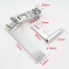 RC Boat 4.76mm 3/16" 520mm Flexible Shaft Cable Strut Mount Holder 110mm Rudder Kit for RC Boat Marine Speed Mono CAT(Left Hand) view 3