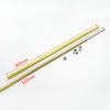 RC Boat 4.76mm 3/16" 520mm Flexible Shaft Cable Strut Mount Holder 110mm Rudder Kit for RC Boat Marine Speed Mono CAT(Left Hand) view 4