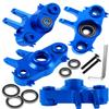 RCMYou RC Steering Block Knuckle Arm Upgrades Part for 1/10 T-Maxx/E-Maxx,Aluminum Steering Block Knuckle Arm w/Rubber Shielded Bearing Hops up,#5334,Navy Blue view 1
