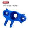RCMYou RC Steering Block Knuckle Arm Upgrades Part for 1/10 T-Maxx/E-Maxx,Aluminum Steering Block Knuckle Arm w/Rubber Shielded Bearing Hops up,#5334,Navy Blue view 2