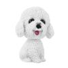 Akozon Shaking Dog Decor Bobble Ornaments Car Interior Dashboard Ornament (White) Home and Family Appliance and Decor view 1
