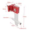 1PC RC Boat Flexible Shaft Strut 6.35mm 1/4" Shaft Holder Bracket for Electric Nitro Gasoline RC Boat Catamaran CAT(Red) view 2