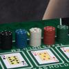 100PCS Poker Chip Set with Portable Storage Bag Professional Grade Casino Style 5 Colours for Texas Holdem Blackjack Poker Night Party (Small Denomination) view 3