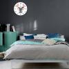 NTVOWPZO 16 Inch Wall Clock Cute Cartoon Baby Elephant Hold Heart Battery Operated Wall Clocks Silent Non-Ticking Round Wall Clock for Living Room Kitchen Home Office Wall Decorative Clock view 4