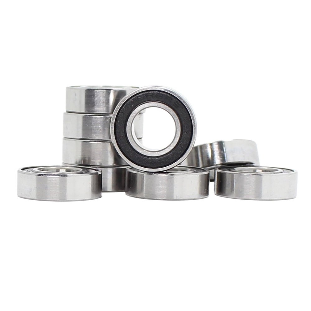 AGJPXFR 686RS Bearing 100PCS 6x13x5 Mm ABEC-7 Hobby Electric RC Car Truck 686 RS 2RS Ball Bearings 686-2RS Black Sealed