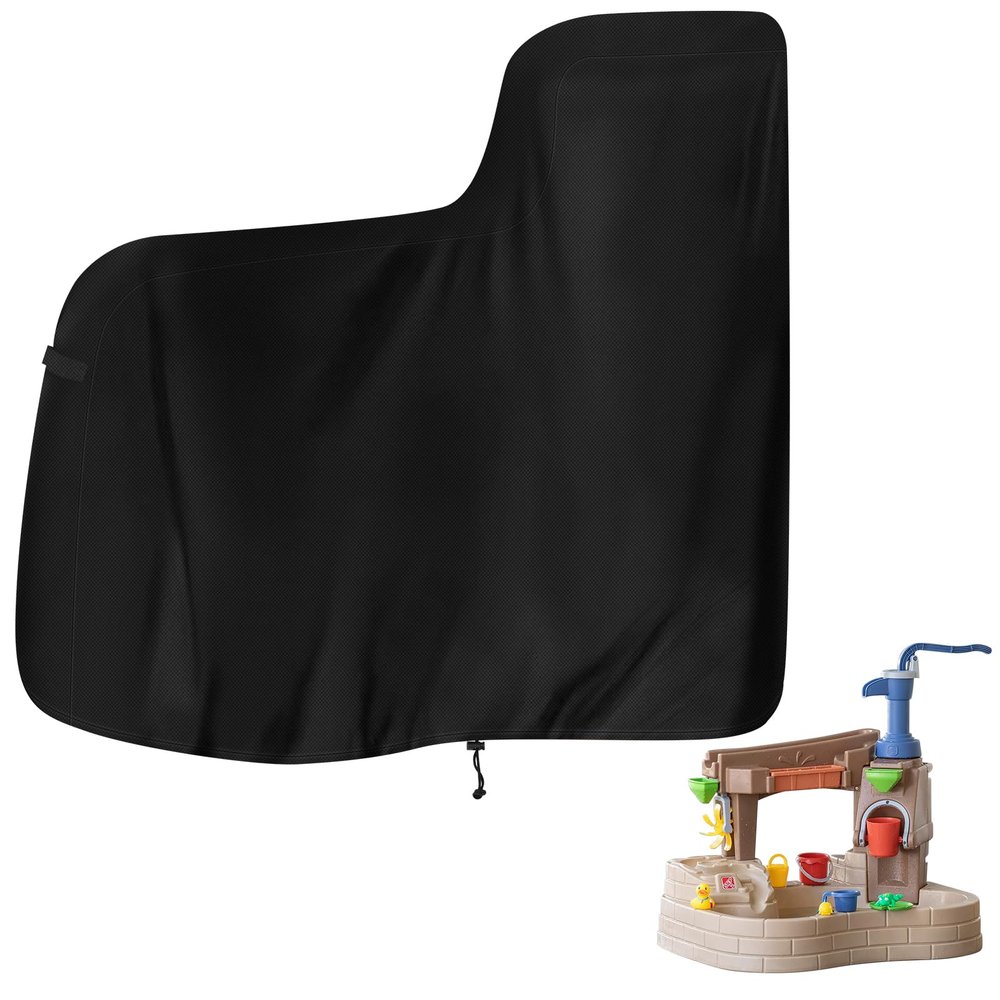 Kids Water Table Cover for Step2 Pump & Splash Discovery Pond, Outdoor Kids Water Sensory Table Pool Cover Heavy Duty Waterproof All Weather Protection