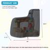Kids Water Table Cover for Step2 Pump & Splash Discovery Pond, Outdoor Kids Water Sensory Table Pool Cover Heavy Duty Waterproof All Weather Protection view 2