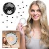blinger Shimmer Crystal Refill Pack  as seen on Shark Tank | 5 Discs  75 Precision-Cut Glass Crystals | Hair-Safe Accessories | Styling Tool Not Included| Black Diamond 4 mm view 1