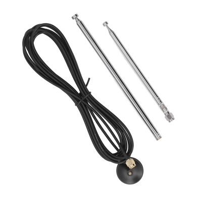 Akozon HighQuality Antenna Suitable for TCXO SDR Receiver 0.1MHz to 1.7GHz, ABS Material, Versatile Antenna for Drone Monitors and Various Radio Applications