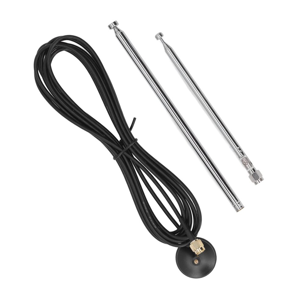 Akozon HighQuality Antenna Suitable for TCXO SDR Receiver 0.1MHz to 1.7GHz, ABS Material, Versatile Antenna for Drone Monitors and Various Radio Applications