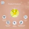 blinger Shimmer Crystal Refill Pack  as seen on Shark Tank | 5 Discs  75 Precision-Cut Glass Crystals | Hair-Safe Accessories | Styling Tool Not Included| Daisy 4 mm view 2