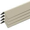 4 Pack Pvc Corner Guards for Walls, 20 32 36 48 60 64 " 72 In Self-adhesive Wall Furniture Edge Trim/ Window Sill Edging Strips/ Door Frame Walls Protector for Walls Prevent From Dramge(Beige,L 48inch view 1