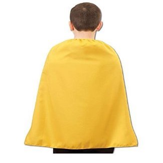 212 Main 26 in. Yellow Superhero Child Cape