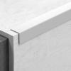 Wall Corner Protectors Guards Beige Grey Blue Gold Brown 48 in, L Corner Moulding Wall Trim Peel Stick Angle Strips for Walls Scratch Prevent/Sill Dogs Cats Chew, PVC Edge Shield/Bumper(Silver,6 PCS view 2