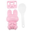 JTLB Model Sushi Rice, and Quick Onigiri for Kids, 3pcs Set for DIY Handicraft, Food - Grade PP Material (Pink) view 1