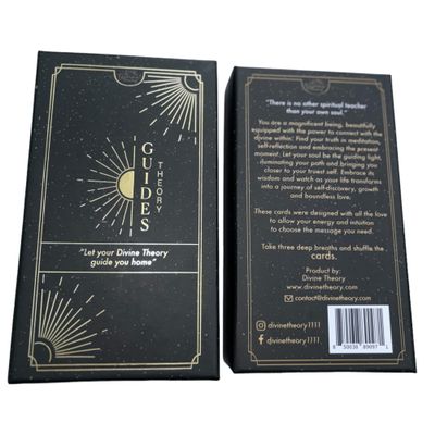 Divine Theory Oracle Cards Deck 55 Cards, Oracle Cards with Meaning on Them, Spirit Guides Oracle Cards