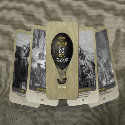 Around The World in Eighty Days Tarot - Cards - Major Arcana - Tarot - Tarot Deck - Fortune Telling - Divination Tools - Tarot Gift