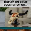 Brickcraft Officially Licensed Yellowstone TV Show Cow Steer Skull with Table & Wall Mount Included 563 Pieces Multicolored Brick Building Set view 3