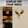 Brickcraft Officially Licensed Yellowstone TV Show Cow Steer Skull with Table & Wall Mount Included 563 Pieces Multicolored Brick Building Set view 4