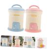 Abaodam 2pcs Cute Piggy Bank Mailbox Model Coin Saving Box for Boy Girl Compact Plastic Design Blue Pink Home Decoration Gifts and Money Saving view 3