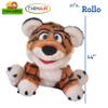 Living Puppets 16-Inch Tiger Cub Hand Puppet - Fine European Design, Ultra-Soft and Cuddly, Promotes Child Development, Safety Certified, Teacher-Recommended for Boys and Girls view 2