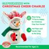 Animated Plush Snowman |Christmas Cheer Charlie - Claps Hands and Ears Flap to Song - If You're Happy for Xmas Clap Your Hands | Musical Holiday Toy and Decor - Gift for Toddlers and Kids, 13" view 3
