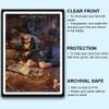 Fantasy North - Roger Vancliffe - Merciless Captain - 100 Smooth Matte TCG Trading Card Sleeves - Pirates - Fits Magic MTG Commander Pokemon and Other Card Games - Playing Card Sleeves view 3