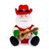 Cuddle Barn - Cowboy Kringle | Animated Musical Singing Christmas Western Santa Soft Plush Toy, 12 inches view 1