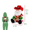 Cuddle Barn - Cowboy Kringle | Animated Musical Singing Christmas Western Santa Soft Plush Toy, 12 inches view 2