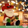 Cuddle Barn - Cowboy Kringle | Animated Musical Singing Christmas Western Santa Soft Plush Toy, 12 inches view 4