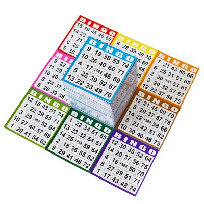 SEETOOOGAMES Bingo Paper Game Cards - 1 Card -100 Books of 10 Sheets