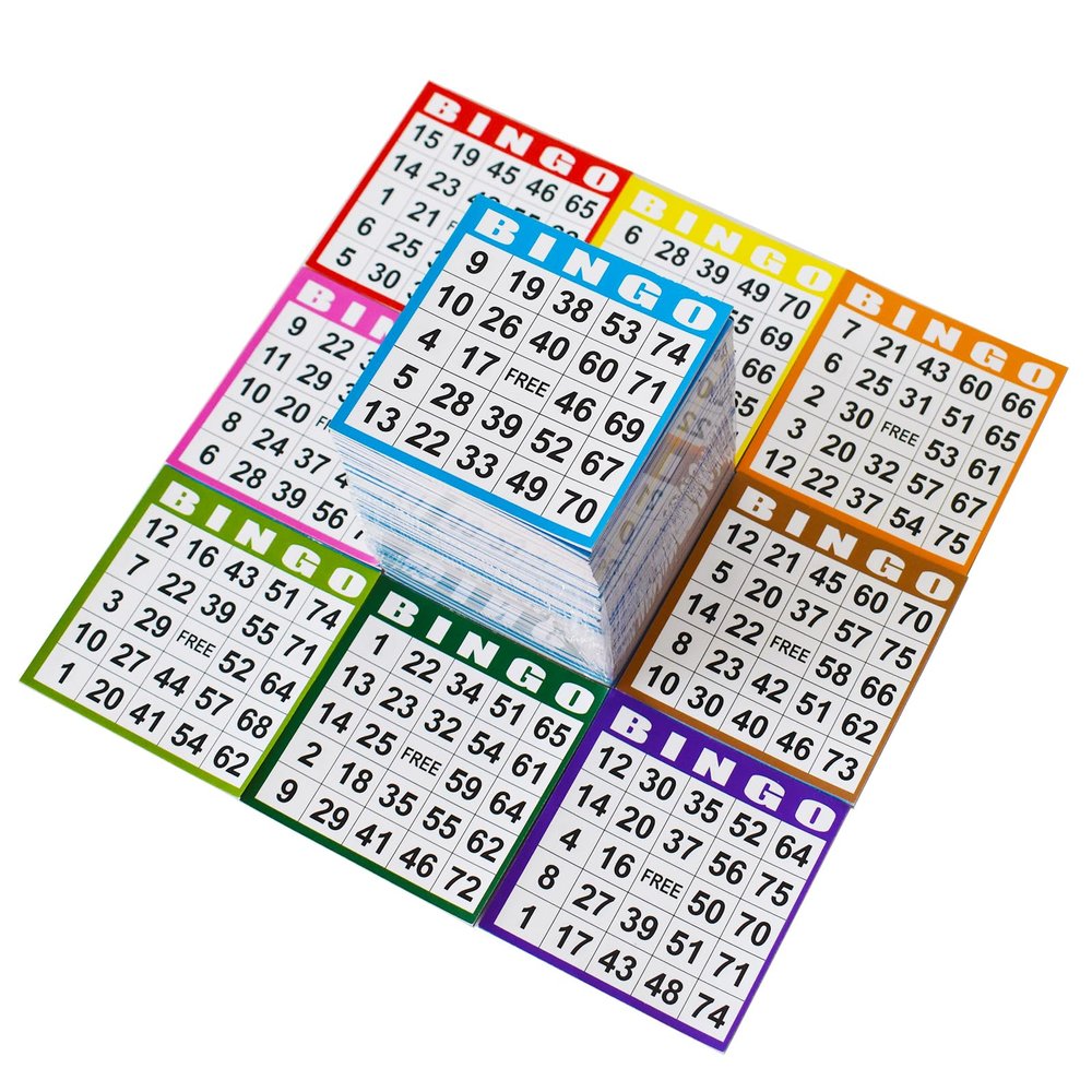 SEETOOOGAMES Bingo Paper Game Cards - 1 Card -100 Books of 10 Sheets