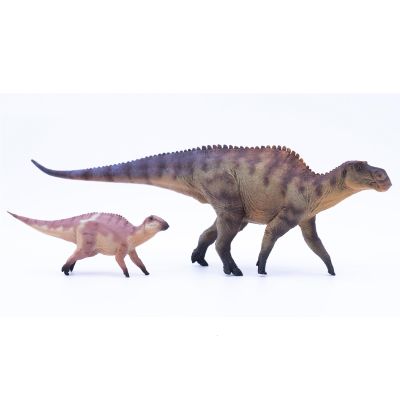 HAOLONGGOOD Maiasaura Dinosaurs Ancient Prehistory Creatures Animal Model, 1:35 Scale (Color B)