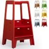 AVDAR Toddler Standing Tower Wooden Toddler Stool for Kitchen Adjustable, Winner 2023 of Contemporary Good Design, Montessori Kitchen Tools view 1