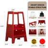 AVDAR Toddler Standing Tower Wooden Toddler Stool for Kitchen Adjustable, Winner 2023 of Contemporary Good Design, Montessori Kitchen Tools view 2
