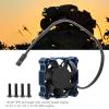 RC Cooling Fan, High Speed Electric Motor Cooling Fan 40x40mm 16000RPM 5V9V Fit for 1/10 1/8 1/12 RC (Blue) view 3