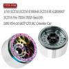 BRCatWPark Aluminum 1.9 Beadlock Wheel Rims for 1/10 SCX10 SCX10 II 90046 SCX10 III AXI03007 SCX10 Pro TRX4 TRX6 Gen7/8 D90 VS4-10 MST CFX RC Crawler Car,4pcs RC 1.9 Beadlock Wheel Rims,Titanium view 2