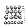 Mato 1:16 Panzer III/Panzer IIIH/Stug III Tank Metal Road Wheels and Return Rollers with Rubber Treads view 1