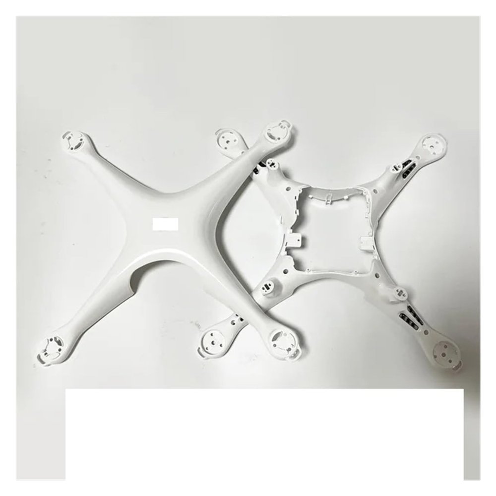 ZHOULZ Body Shell for D-JI Phantom 4 Pro Middle Frame Top Cover Landing Gear with Compass P4P Drone Replacement Parts(Upper and Middle)