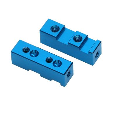 Krixis 2Pcs Metal Servo Mount Fixing Bracket Parts Accessories For Krixis G601/GF01/WR02 54587 RC Car Upgrade Parts - (Color: Blue)