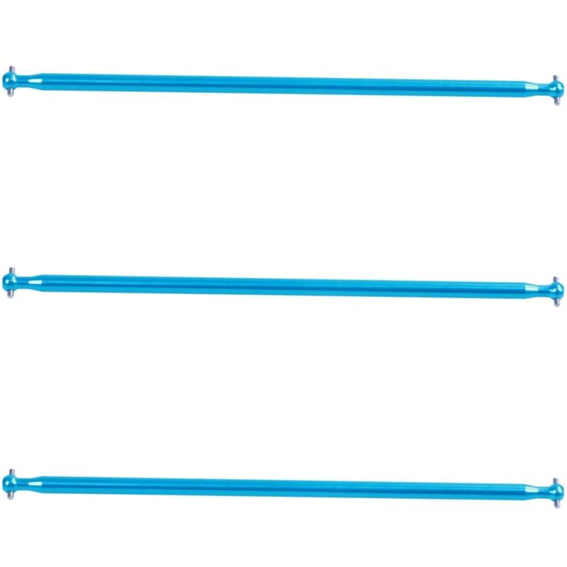 Malockos 3X 04003 Upgrade Parts 1/10 Aluminum Centre Drive Joint Dog Bone For HSP RC Model Cars - (Color: Blue)