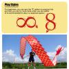 3D dragon Flinging The Ribbon Streamer, Dragon Pink Light Up Dragon Dance Ribbon, Outdoor Fitness Dragon Design Spinning & Shaking with Led, Washable Dragon Juggling Spinning Ribbons Set(8 m (26 ft)) view 4