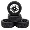 12-Spoke 12mm Hex Hub Wheel Rims & Rubber Tires & 10-Spoke RC 12mm Hex Hub Wheel Rims & Rubber Tires view 2