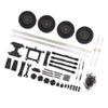 Malockos RC Model Car Trailer Chassis Assembly for WPL 1/16 6WD RC Truck Replacement view 1