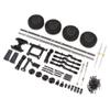 Malockos RC Model Car Trailer Chassis Assembly for WPL 1/16 6WD RC Truck Replacement view 2