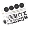 Malockos RC Model Car Trailer Chassis Assembly for WPL 1/16 6WD RC Truck Replacement view 4