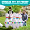 JOYIN Giant Inflatable Bowling Set for Kids and Adults, Christmas Birthday Party Games, Kids Education Motor Skills Toys view 3