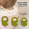 8-Pack Organic Baby Bibs for Boys, Girls - Soft Cotton Drooling and Teething Bibs for Baby Girl & Boy, Extra Absorbent, Easy to Clean & Put On for Toddler, Newborn, Infant 0-24 Months (Sahara) view 4