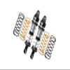 GPM 7075 Alloy Front/Rear Adjustable Spring Shock 58Mm For ARRMA 1/18 4Wd Granite Grom Mega 380-Ara2102 view 1